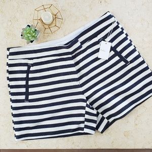 Dalia navy stripped casual shorts